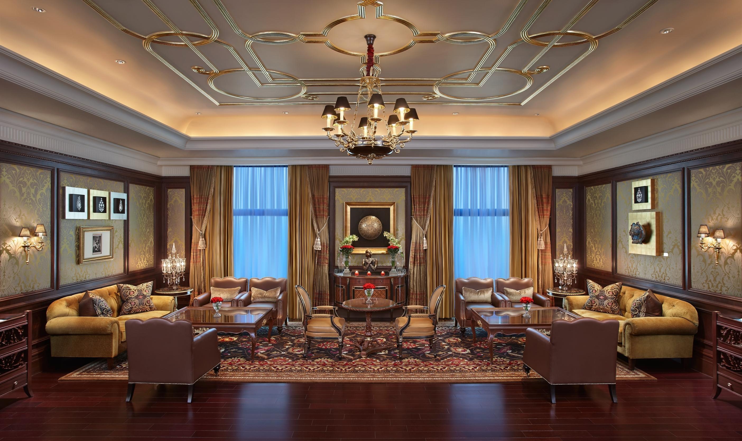 The Leela Palace Nuova Delhi Camera foto 3D rendering of a living room